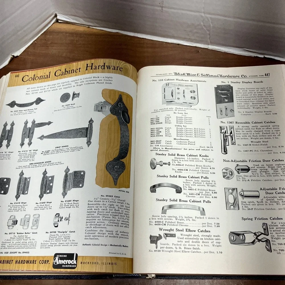 Blish, Mize & Silliman Hardware Catalog No 50 1950 Atchison Kansas Vintage